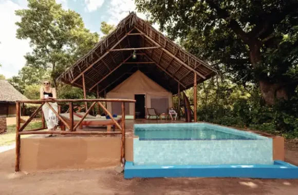 Southern tented lodge...